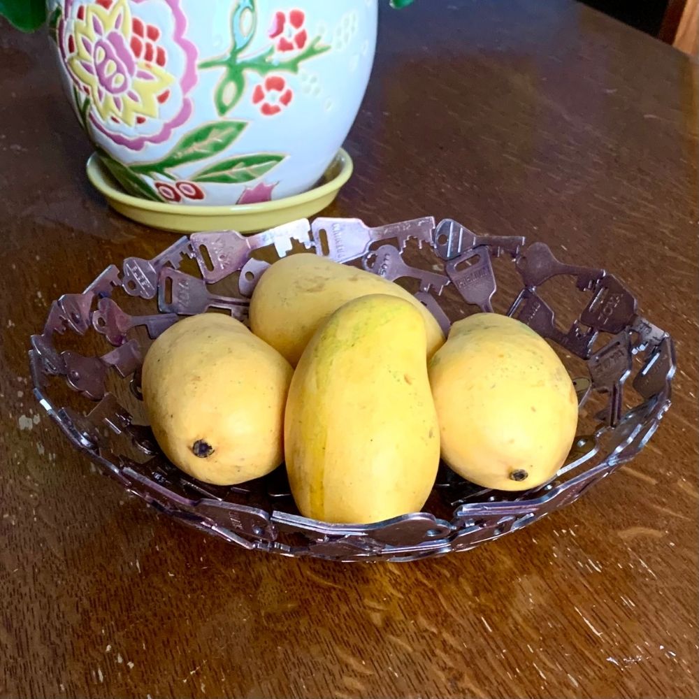 Antiqued Key Bowl