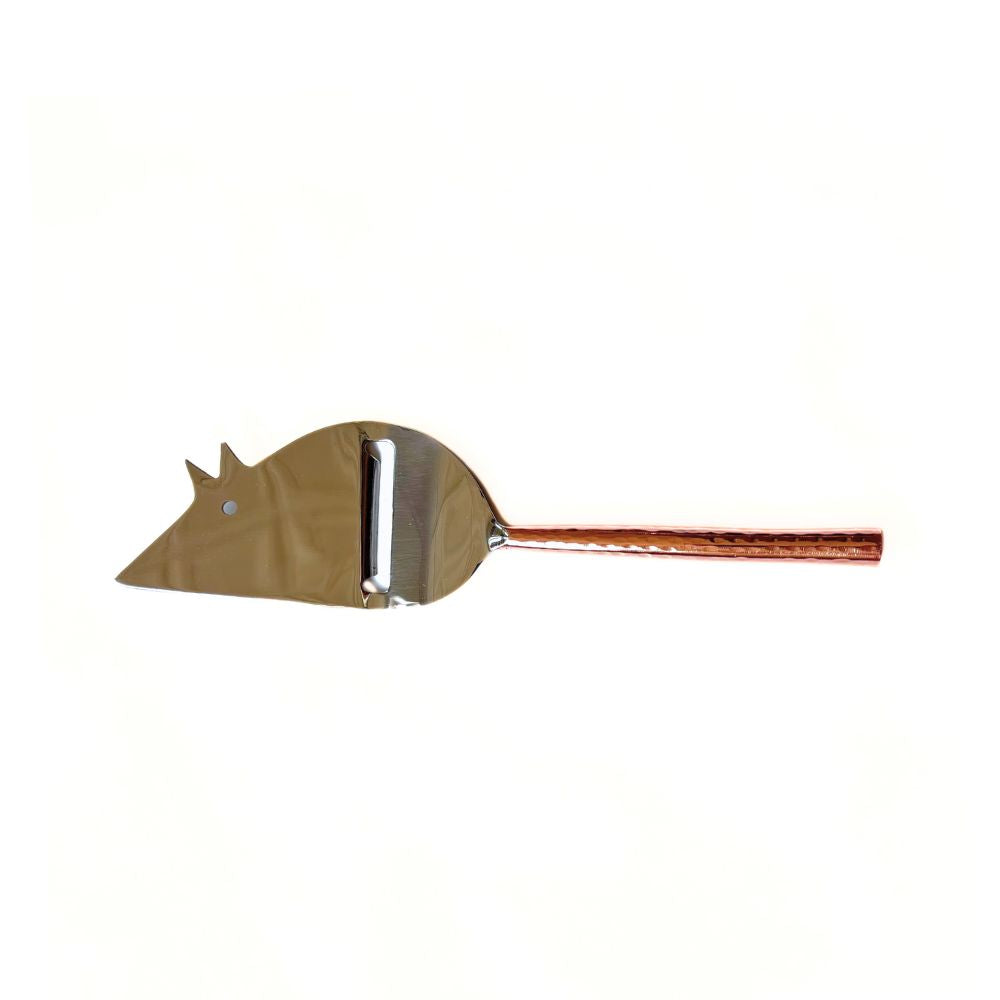 Copper & Silver Mouse Cheese Knife