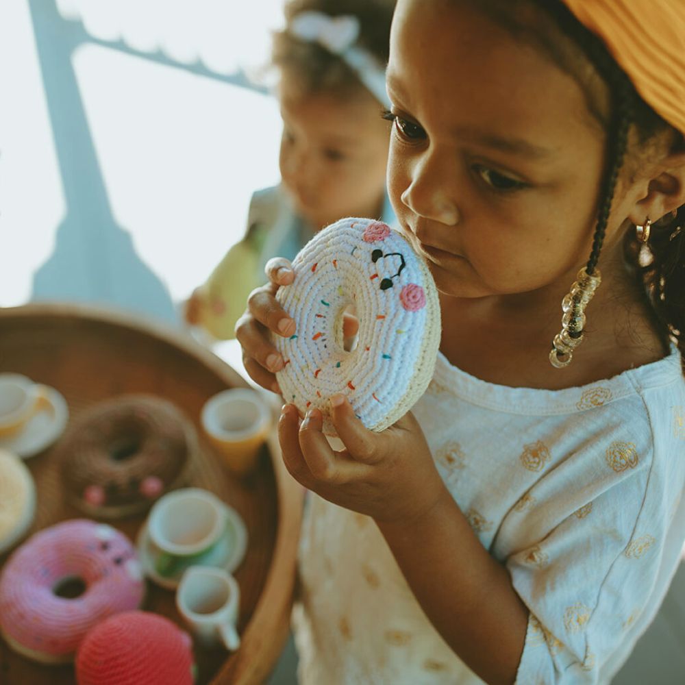 Organic Friendly Donut Rattle