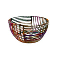 Sari Wrapped Wire Fruit or Bread Basket