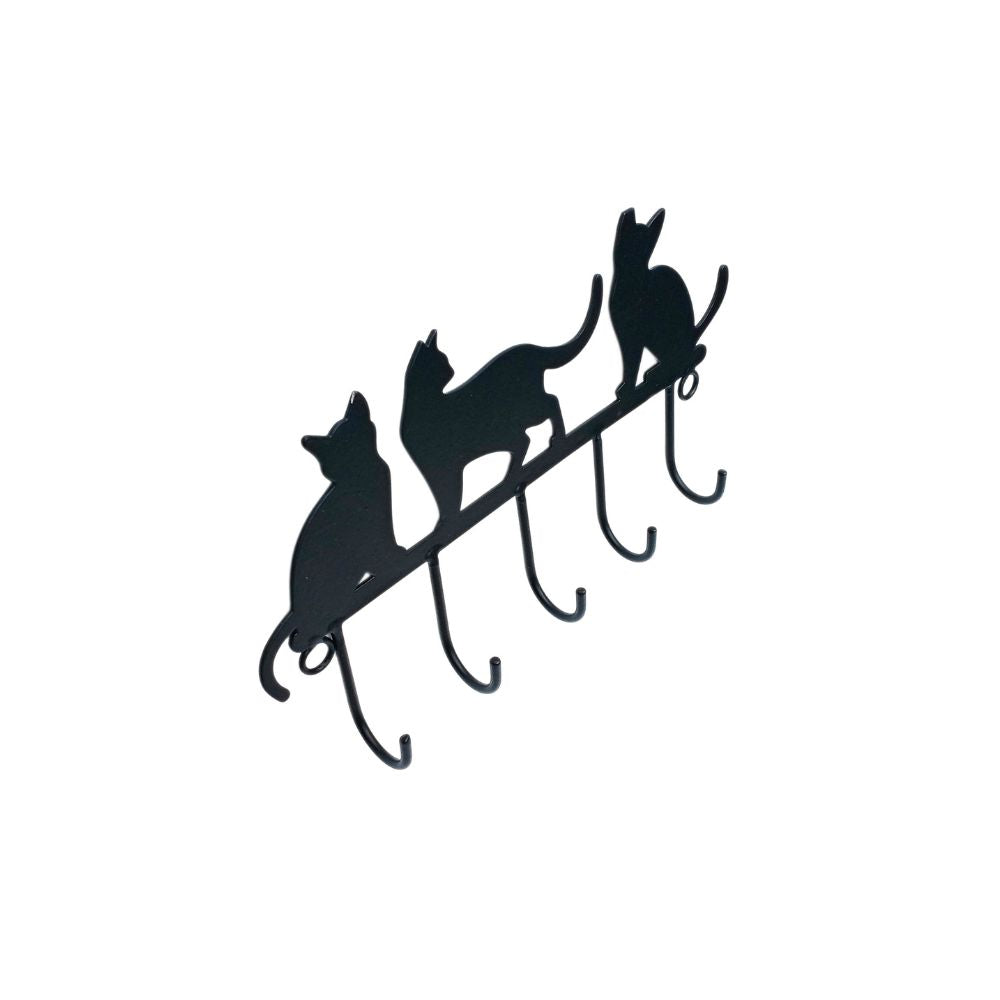 Cats Wall Key Holder 7"
