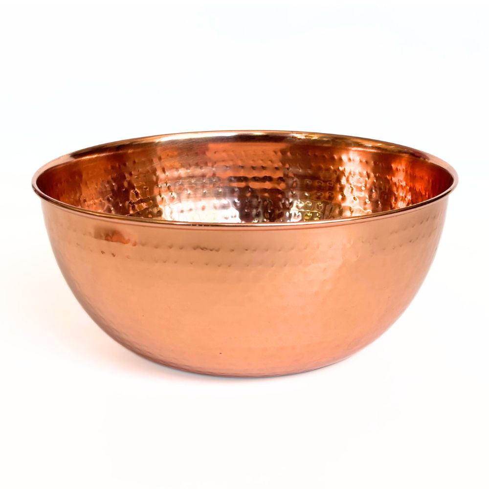 Hammered Copper Plated Bowls