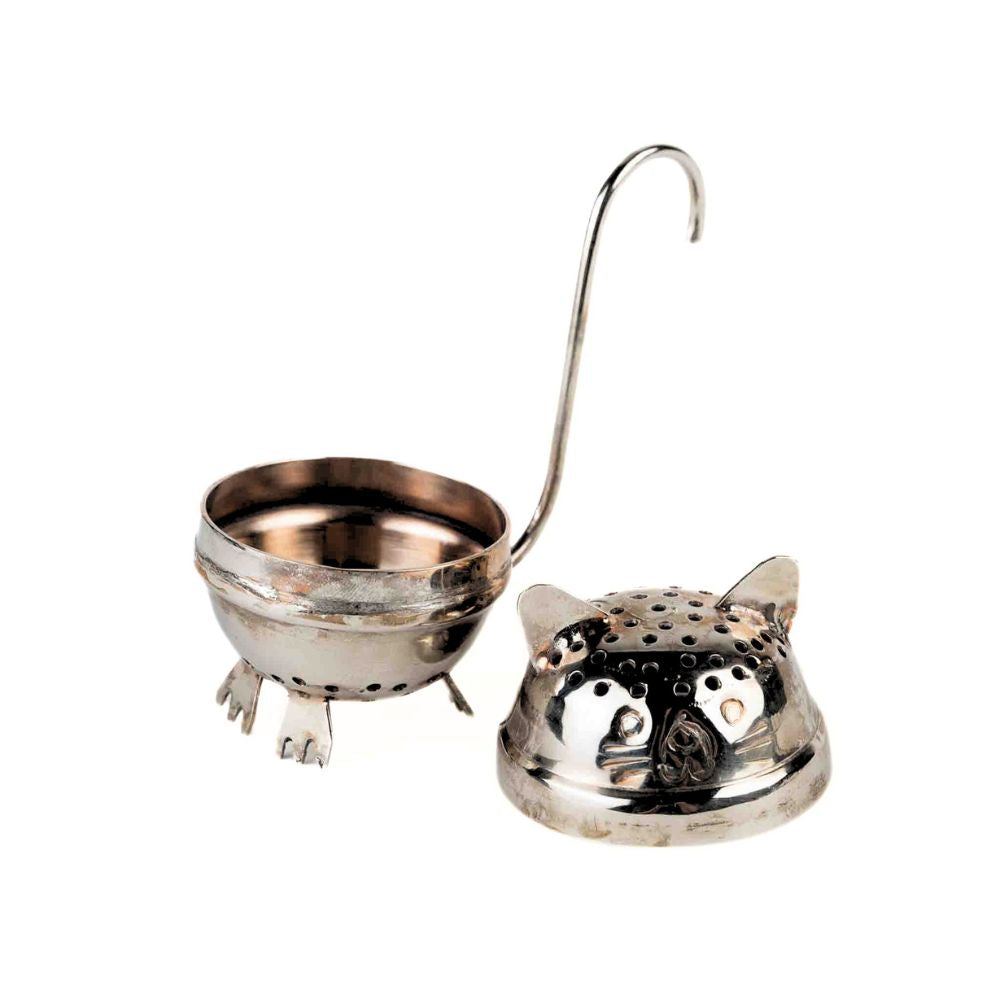 Steel Standing Cat Tea Ball Infuser