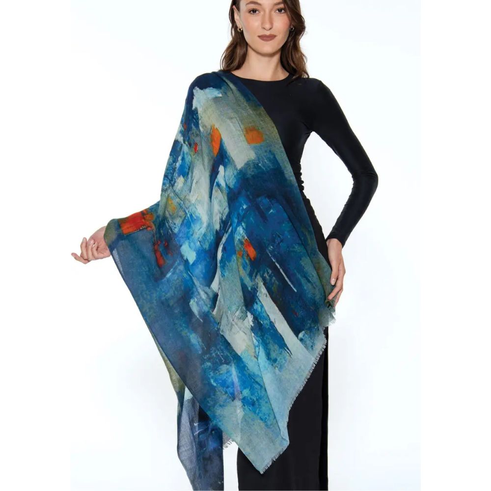 Amiya Lightweight Wool Shawl