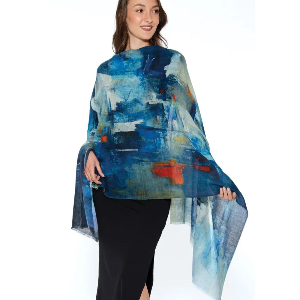Amiya Lightweight Wool Shawl