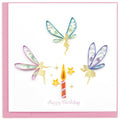 Birthday Fairies Quilled Greeting Card
