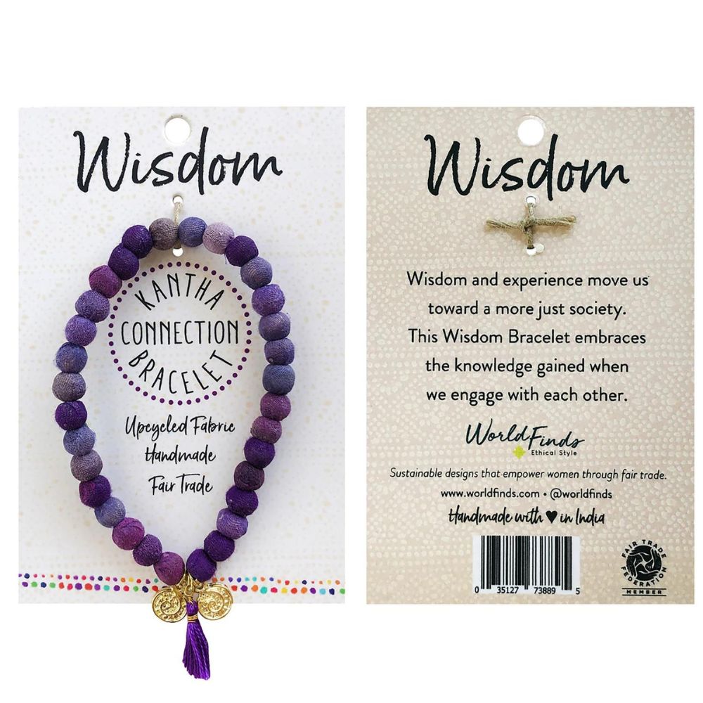 Kantha Connection Bracelet - Wisdom