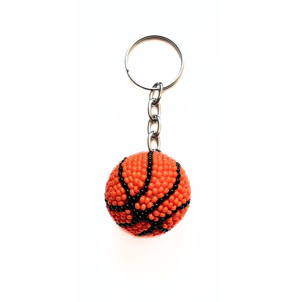 Beaded Keychain - Sports Ball