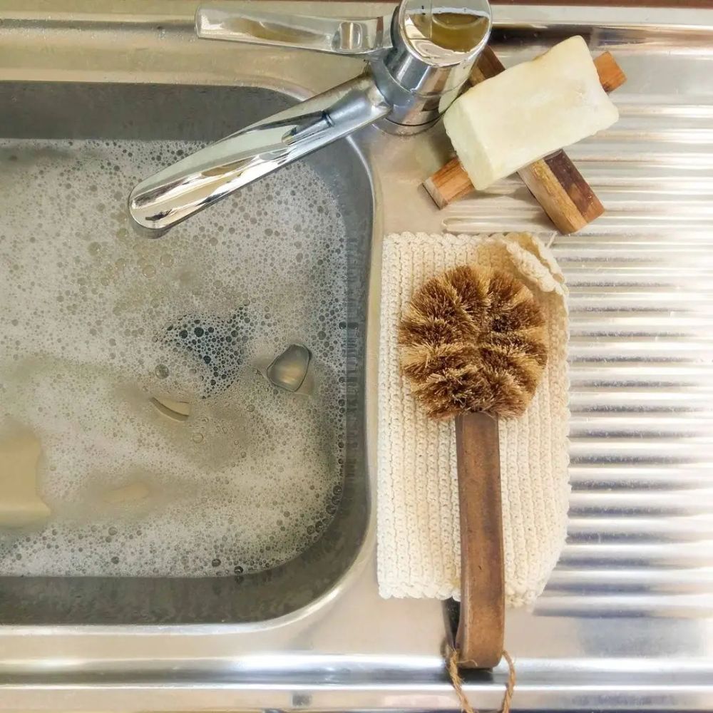 Coconut Fiber Eco Max Premium Dish Brush