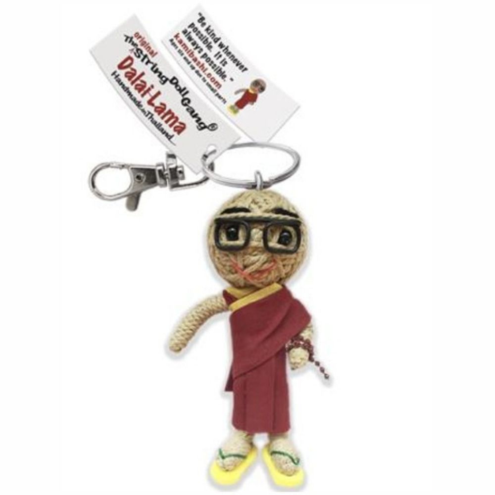 Kamibashi String Doll Keychain - Dalai Lama
