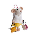Felt Shopping Mouse Ornament