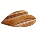 Teak Wood Heart Shaped Serving Board
