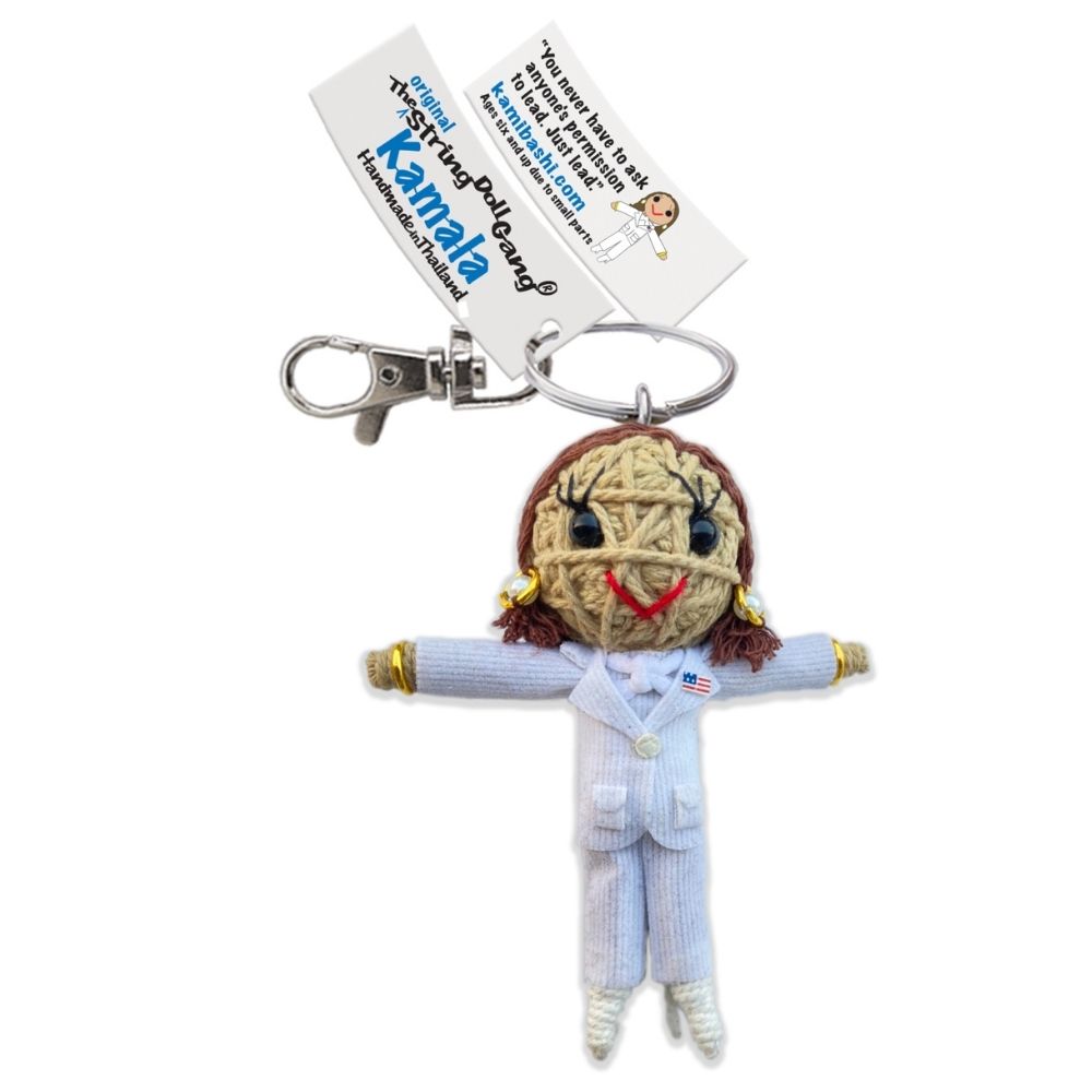 Kamibashi String Doll Keychain - Kamala Harris