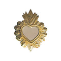 Moroccan Tin Sacred Heart Wall Mirror