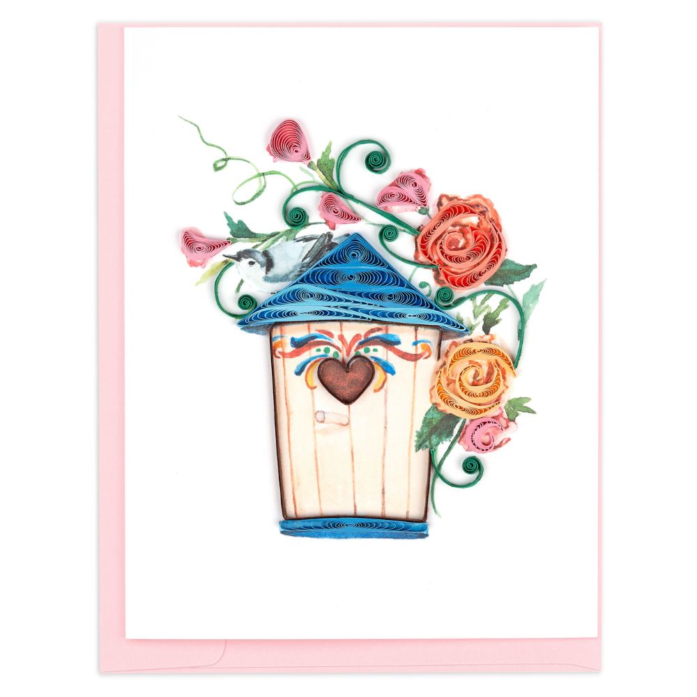 Quilled Birdhouses Note Card Box Set