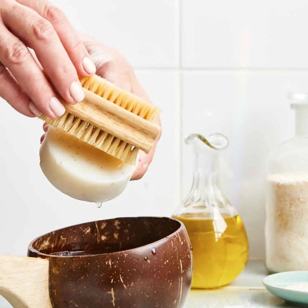 Natural Tampico Eco Max Premium Nail Brush
