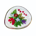 Resin Jewelry Dish - Mother & Daughter Garden Flowers