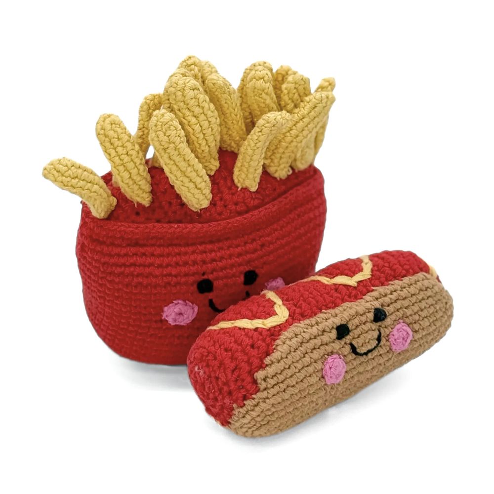 Friendly Hot Dog Rattle