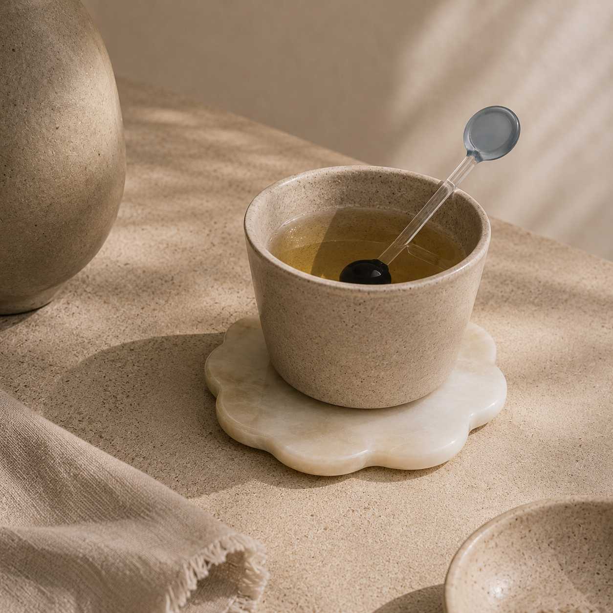 Pristine Glass Tea Spoon