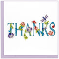 Garden THANKS Quilled Card
