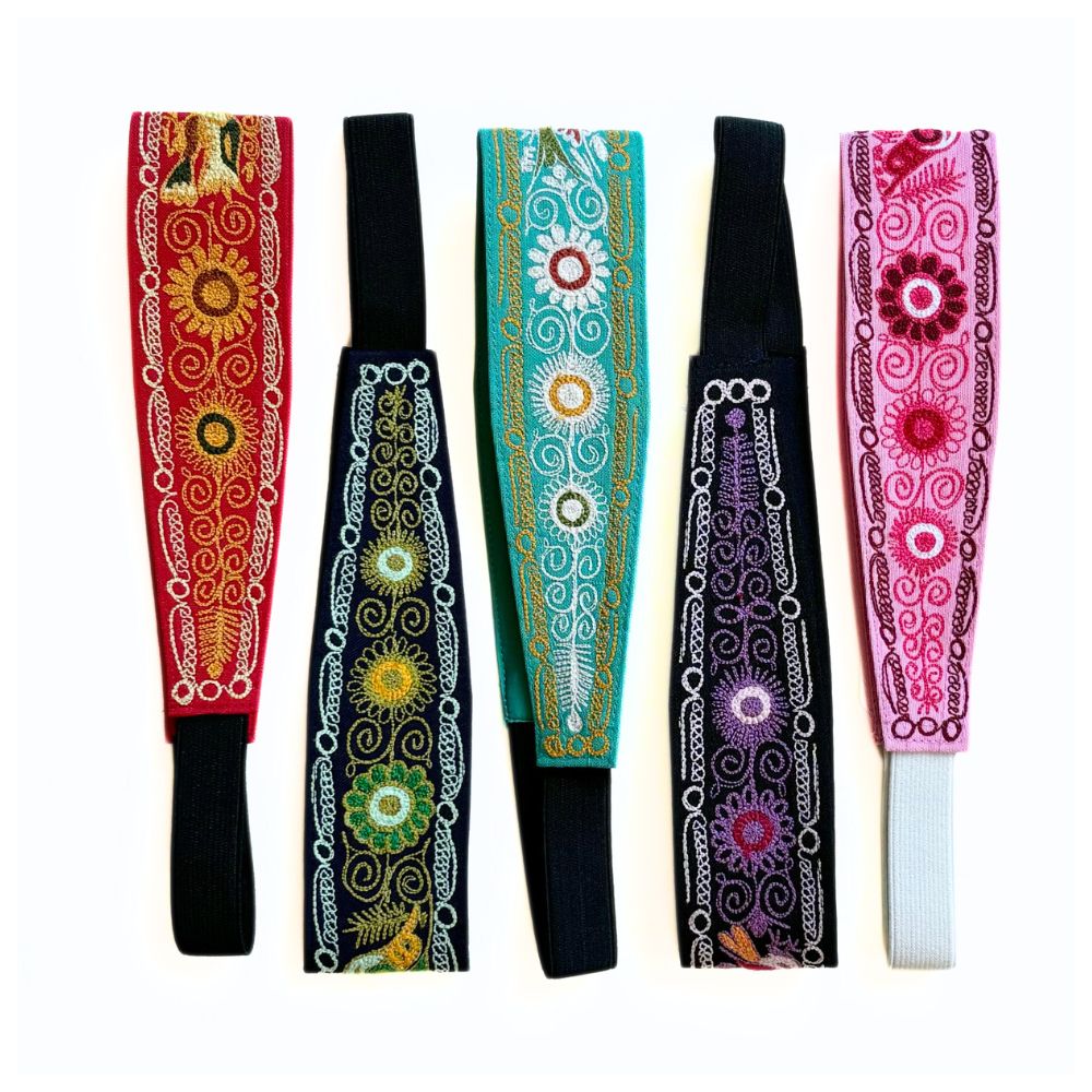 Embroidered Fabric Headband