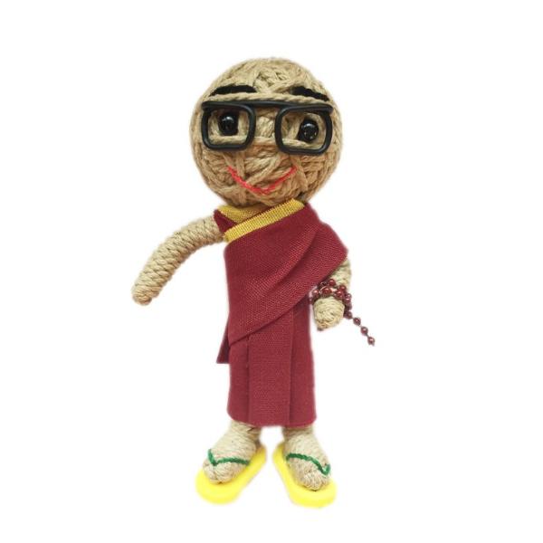 Kamibashi String Doll Keychain - Dalai Lama